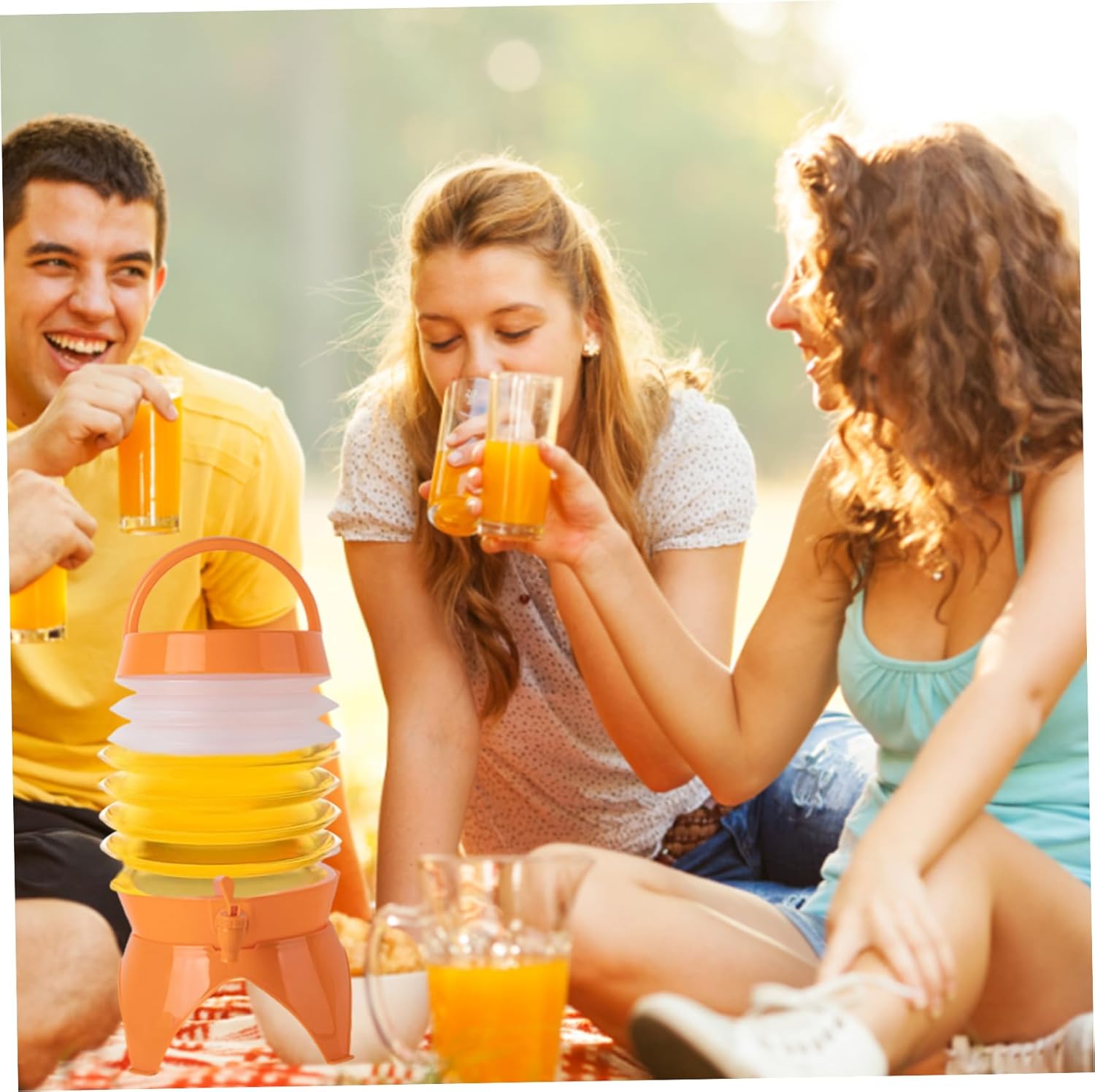 Réservoir D’eau Pliable avec Robinet pour Usage Extérieur (Couleur Aléatoire) thumbnail 3