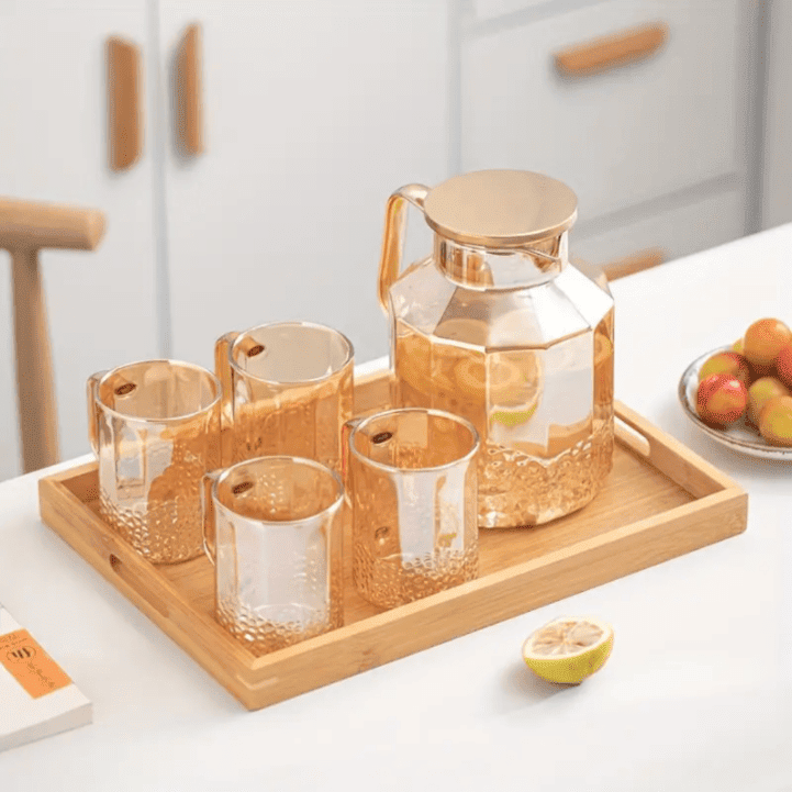 Carafe Élégante avec 6 Verres