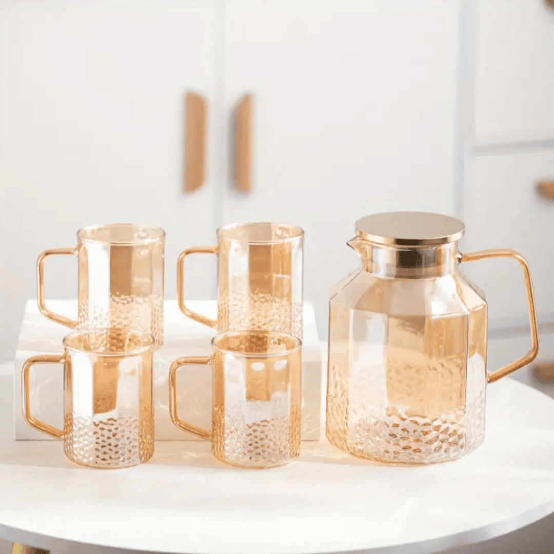 Carafe Élégante avec 6 Verres thumbnail 3