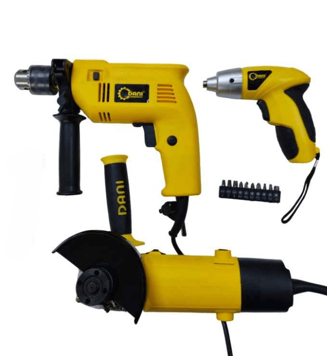 Ensemble d’Outils Pro Perceuse, Meuleuse et Visseuse pour les Experts du Bricolage