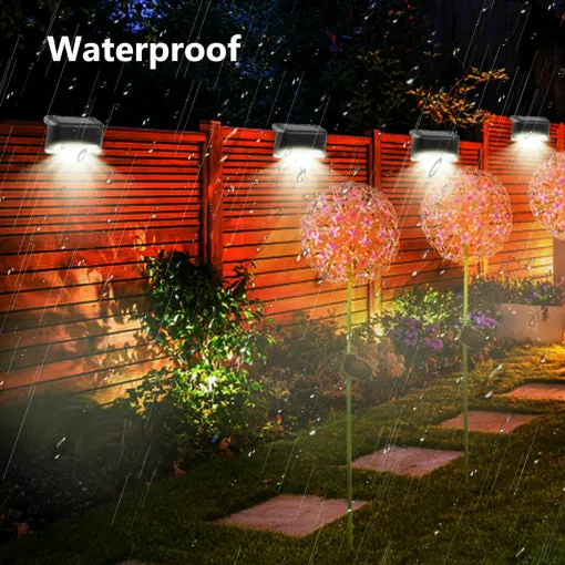 Ensemble de 4 Lampes pour Jardin