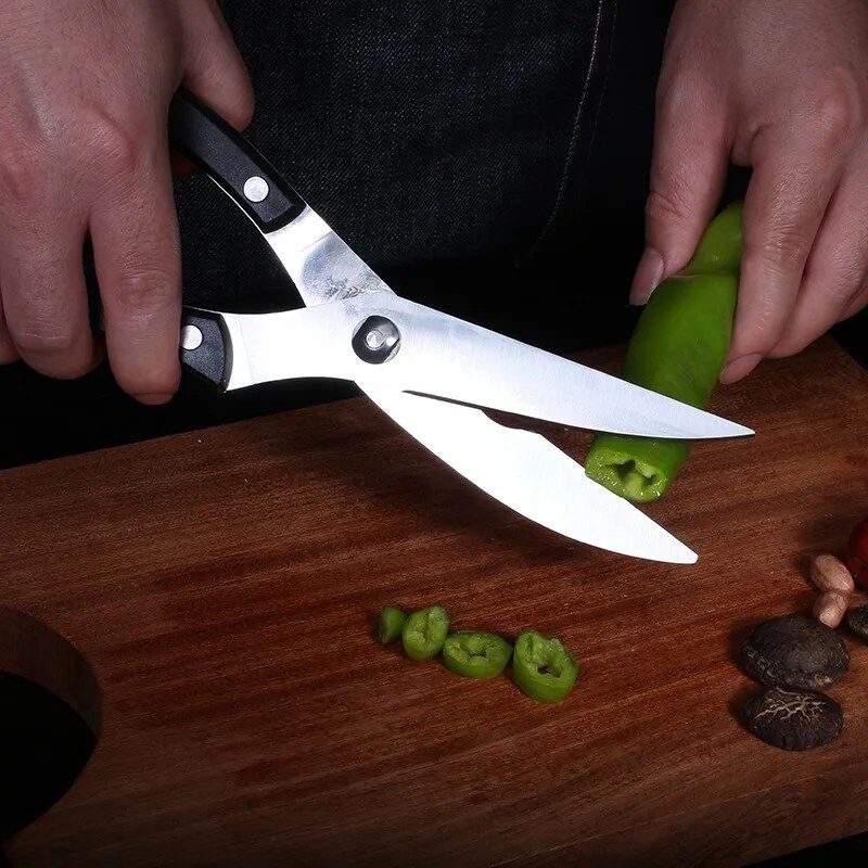 Ciseaux de Cuisine en Acier Inoxydable Haut de Gamme thumbnail 4