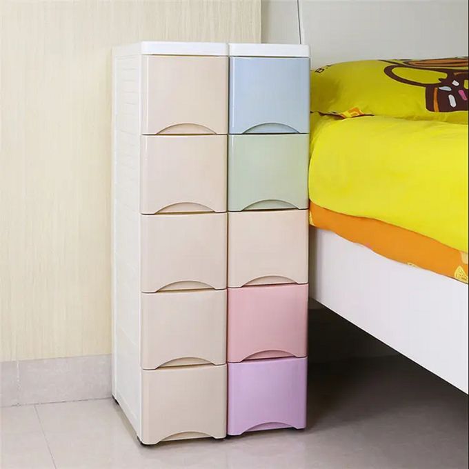 Armoire Multicouche en Plastique 5 Étagères (couleur aléatoire) thumbnail 4