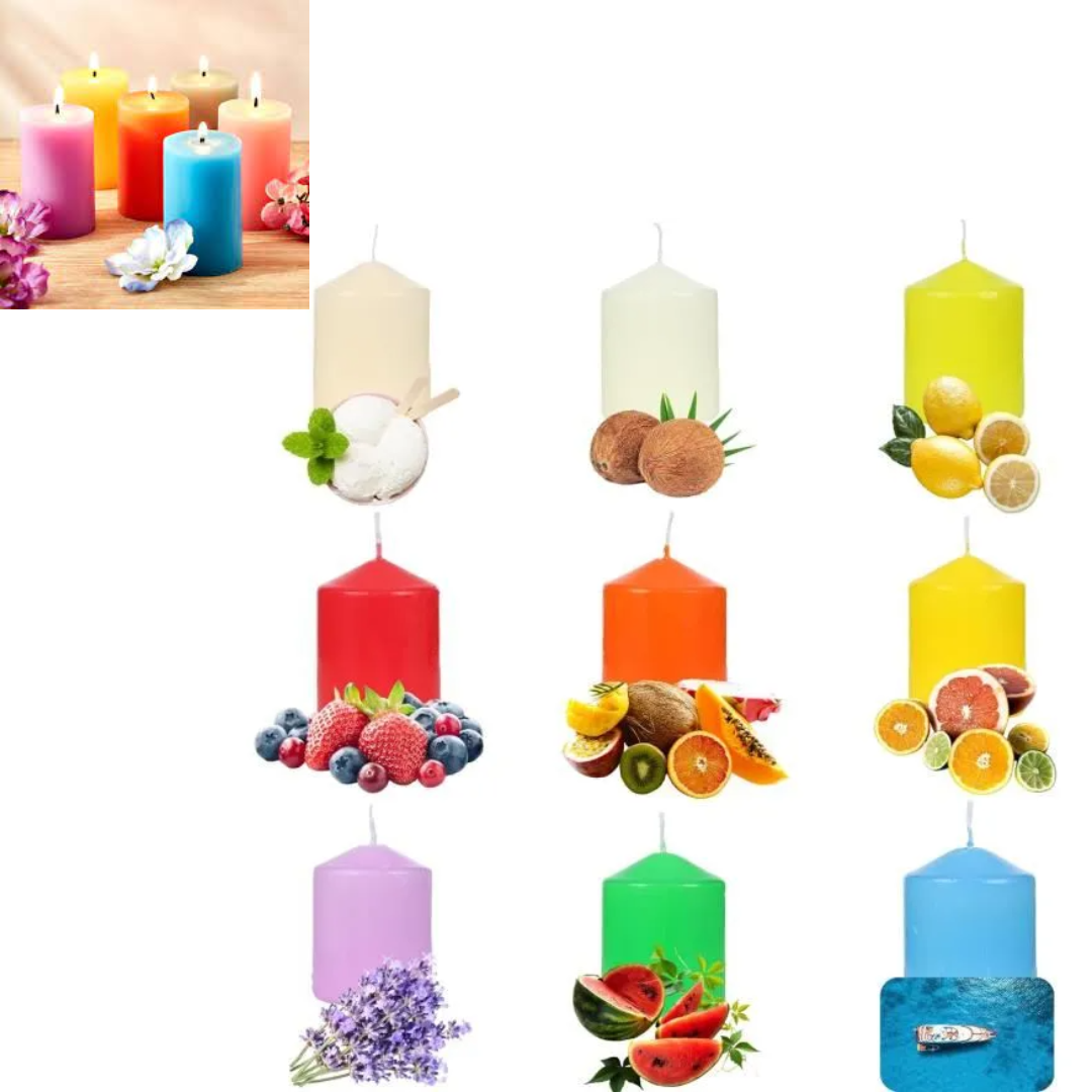 Ajoutez une touche de douceur à votre espace avec notre Bougie Fruits (couleur aléatoire)