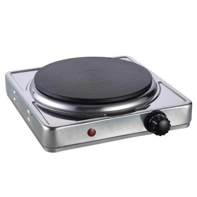 Plaque de Cuisson Électrique 1000W Réchaud Électrique 1 Feux L’acier Inoxydable thumbnail 2