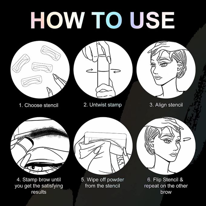 Kit professionnel de traçage et de contour des sourcils thumbnail 4