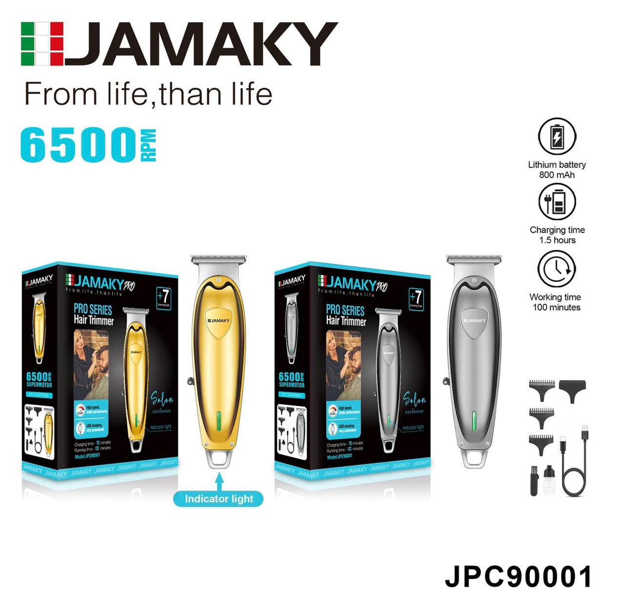 Tondeuse Électrique Pour Hommes Précise Et Rechargeable Avec Accessoires (couleur Aléatoire)