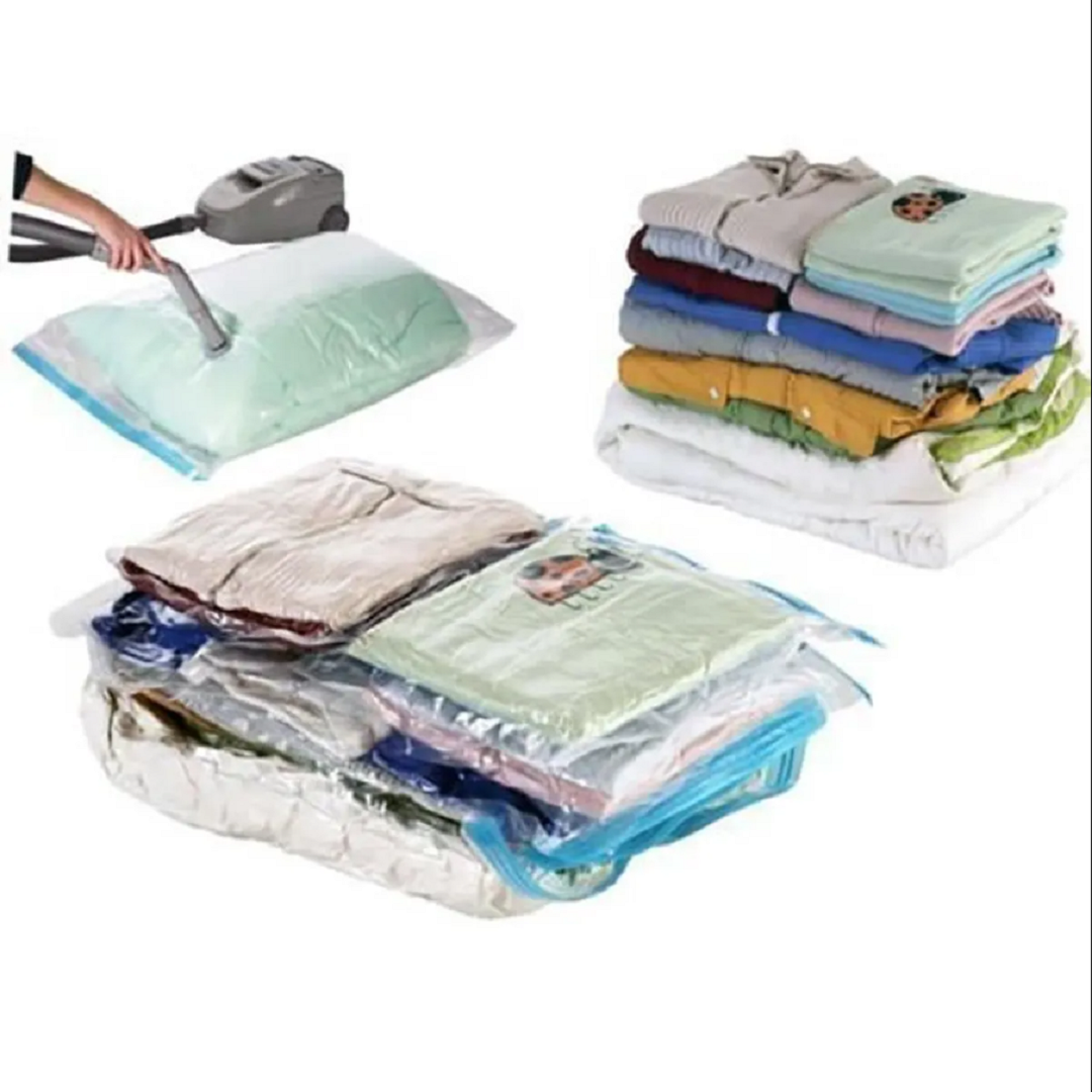 Gagnez de la place dans vos placards avec le Sac de Rangement sous Vide d’Air thumbnail 3
