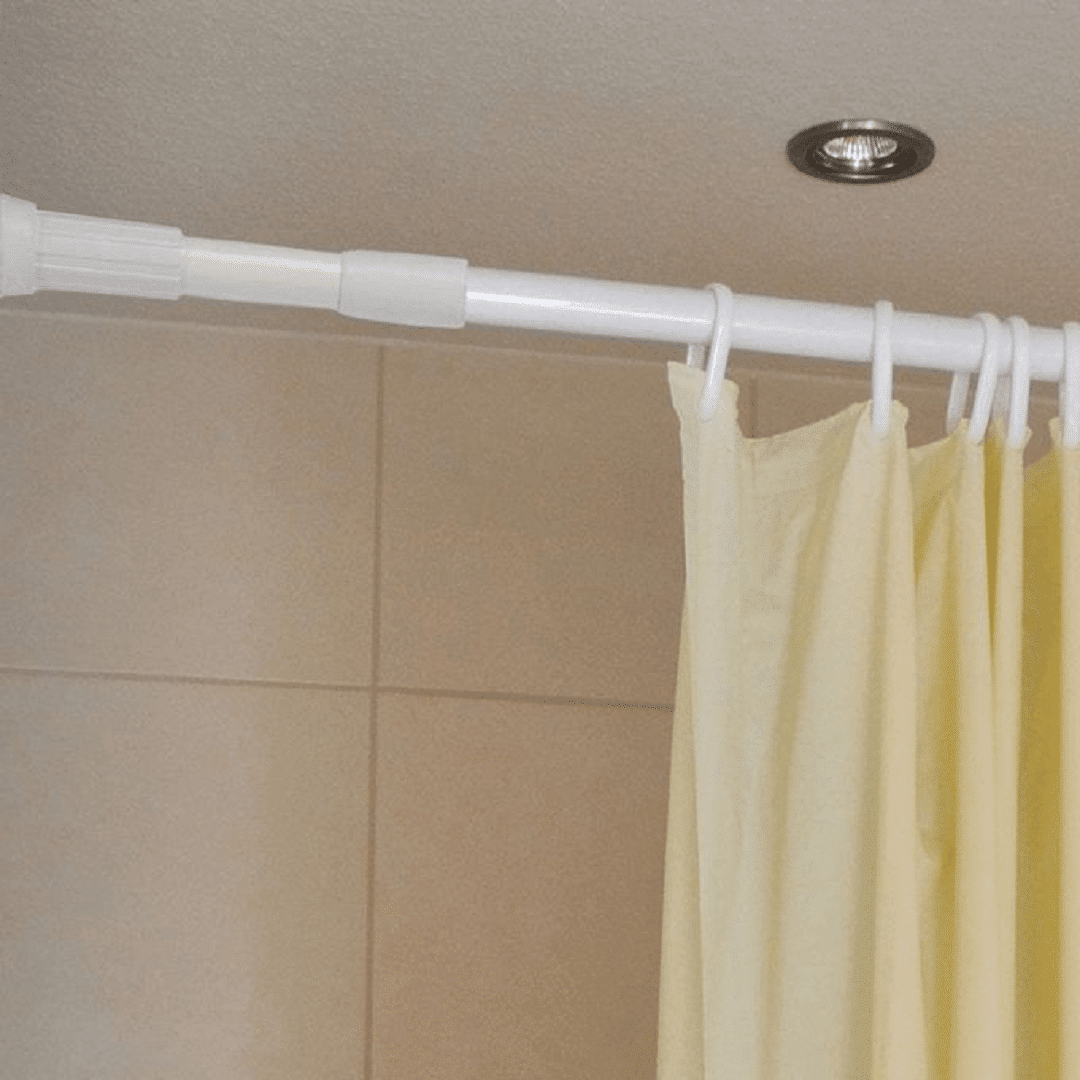 Tringle à Rideau de Douche Extensible en Aluminium thumbnail 3
