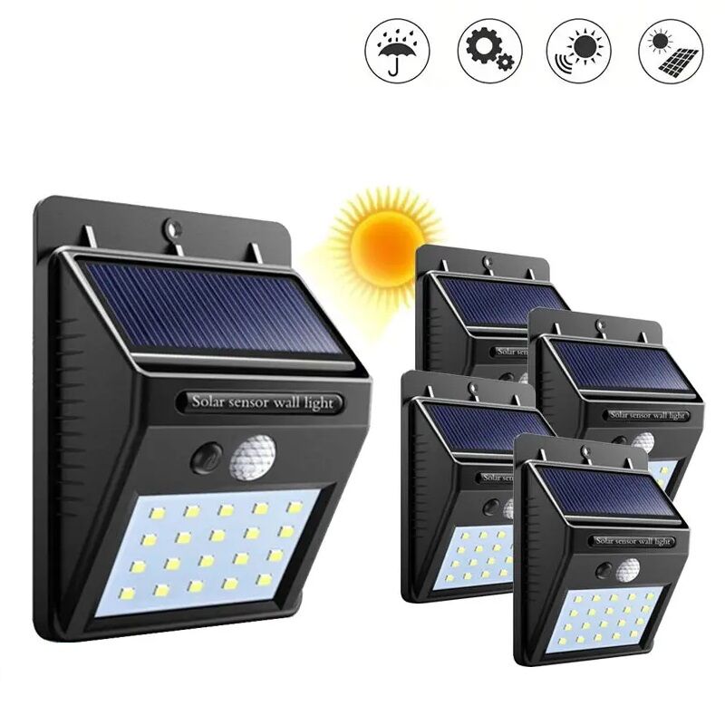 Mini Projecteur solaire LED rechargeable pour jardin – camping – randonnée – étanche