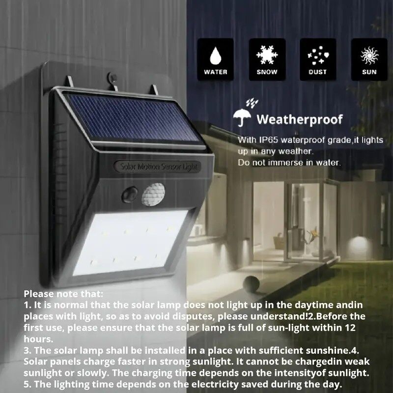 Mini Projecteur solaire LED rechargeable pour jardin – camping – randonnée – étanche