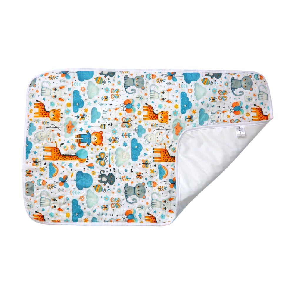 Tapis à Langer Bébé Imperméable Jungle en fête 50x80 cm thumbnail 2