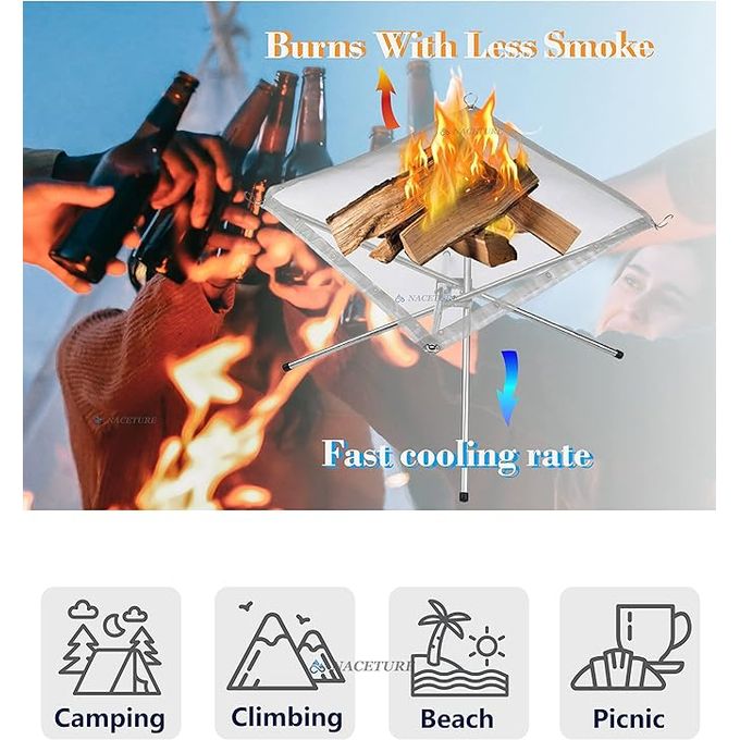 Chaleur et Convivialité Profitez de l’été avec notre Brasero de Camping thumbnail 3