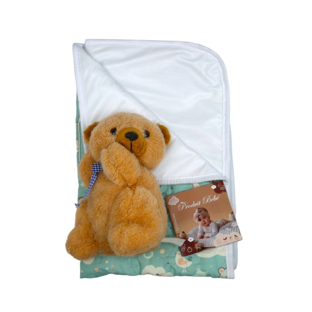 Tapis à Langer Bébé Imperméable Pas dOurson 50x80 cm - Un acheté le 2éme est offert thumbnail 3
