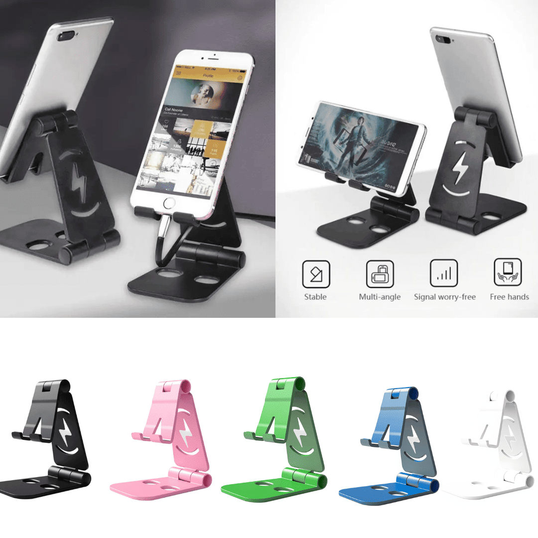 Support De Téléphone De Bureau Ajustable Et Pliable (couleur Aléatoire).