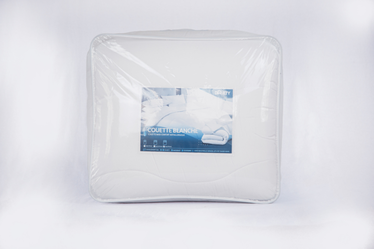 Couette Blanche En Microfibre Kasbah – Antiallergique & Douce thumbnail 4