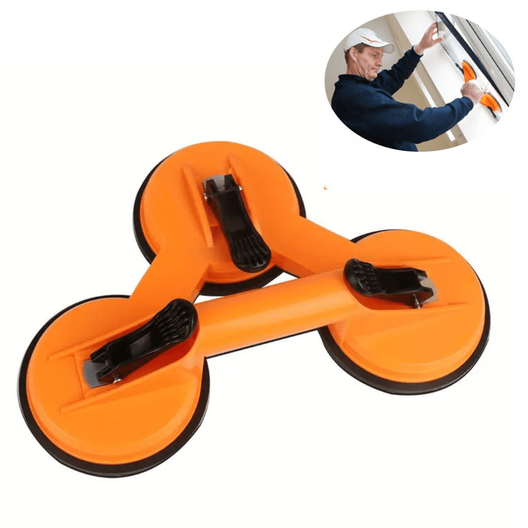 Ventouse à Triple avec Poignée Ergonomique pour Soulever Facilement et la fenêtre, le carrelage, le granit