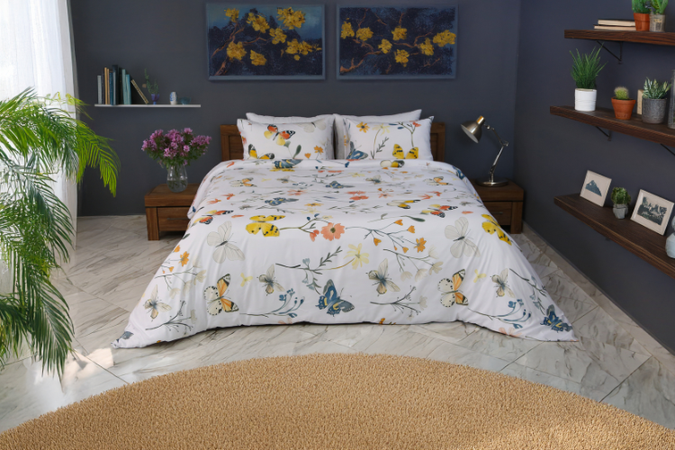 Housse de Couette Papillons & Fleurs – Spring Butterfly 2025 