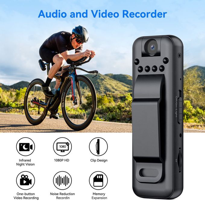 Explorez l’invisible avec notre Mini Cam Full HD 1080P Un micro caméscope corporel polyvalent thumbnail 1