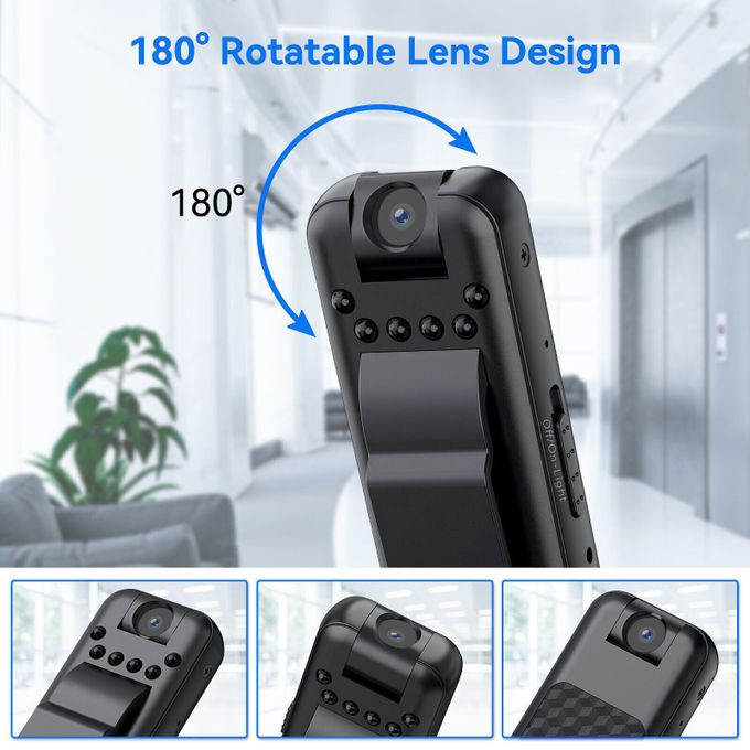 Explorez l’invisible avec notre Mini Cam Full HD 1080P Un micro caméscope corporel polyvalent thumbnail 4