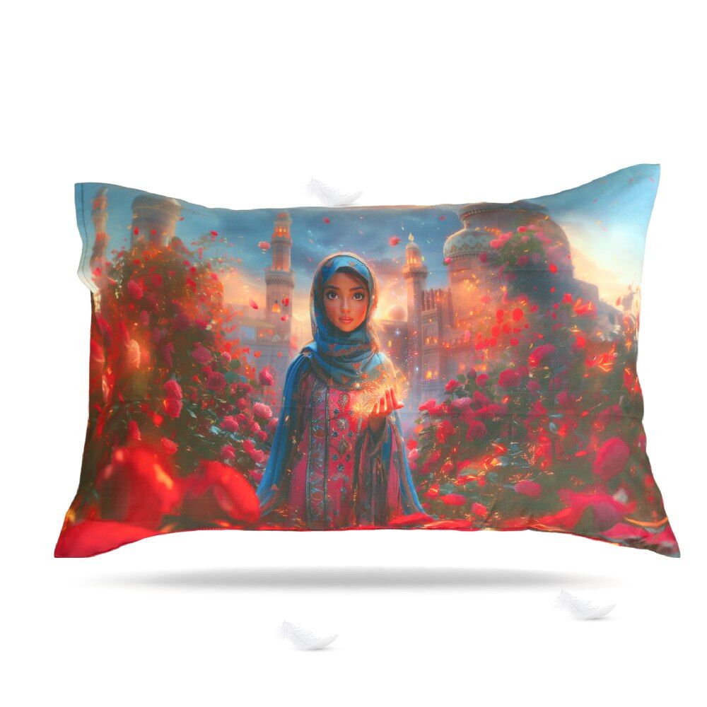 Housse de Couette Mystic Palace 1 Place (160x220 cm) + 1 Taies d’Oreiller  // Collection Ma Petite Princesse