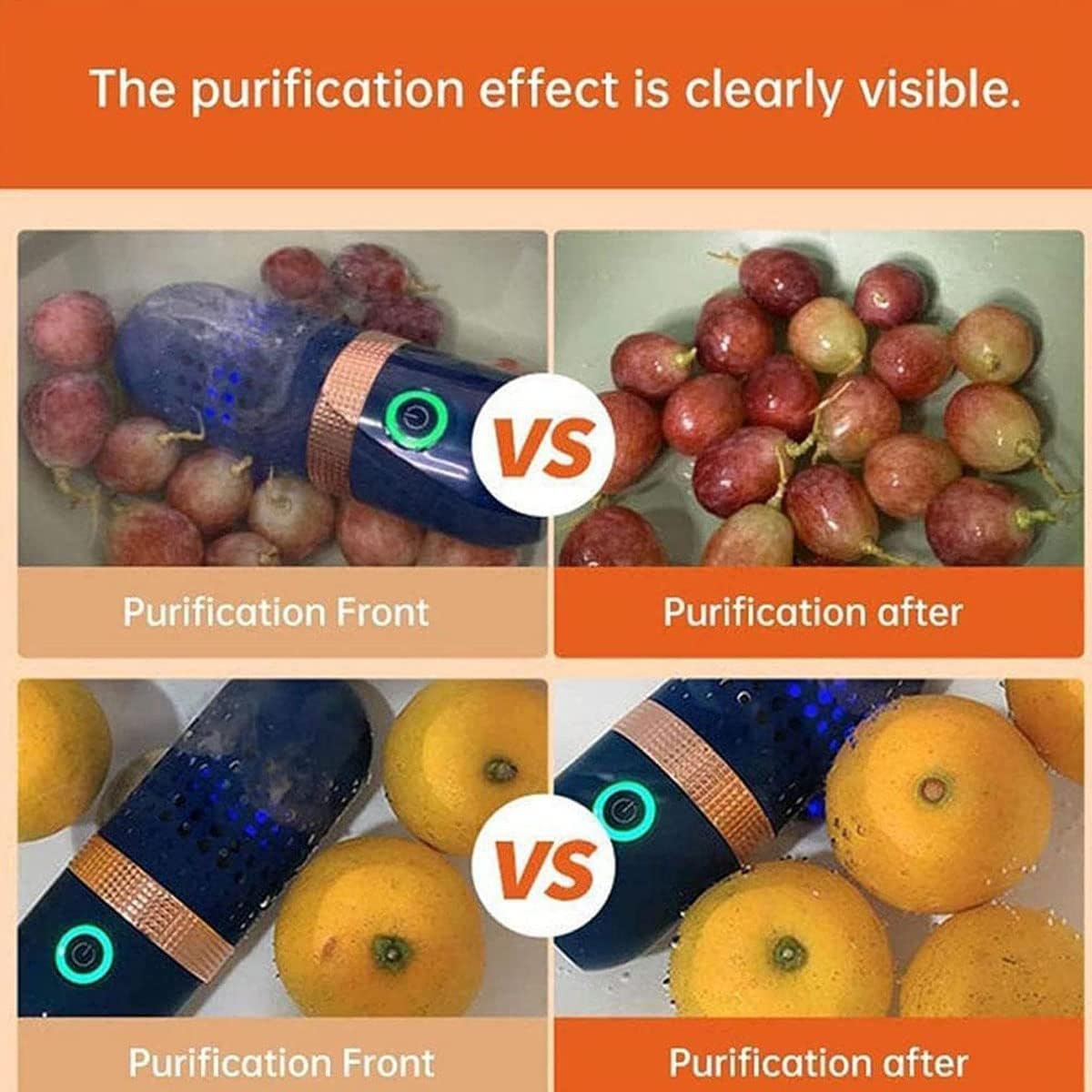 Lavez vos fruits et légumes en toute simplicité avec notre Machine à laver portable USB thumbnail 3