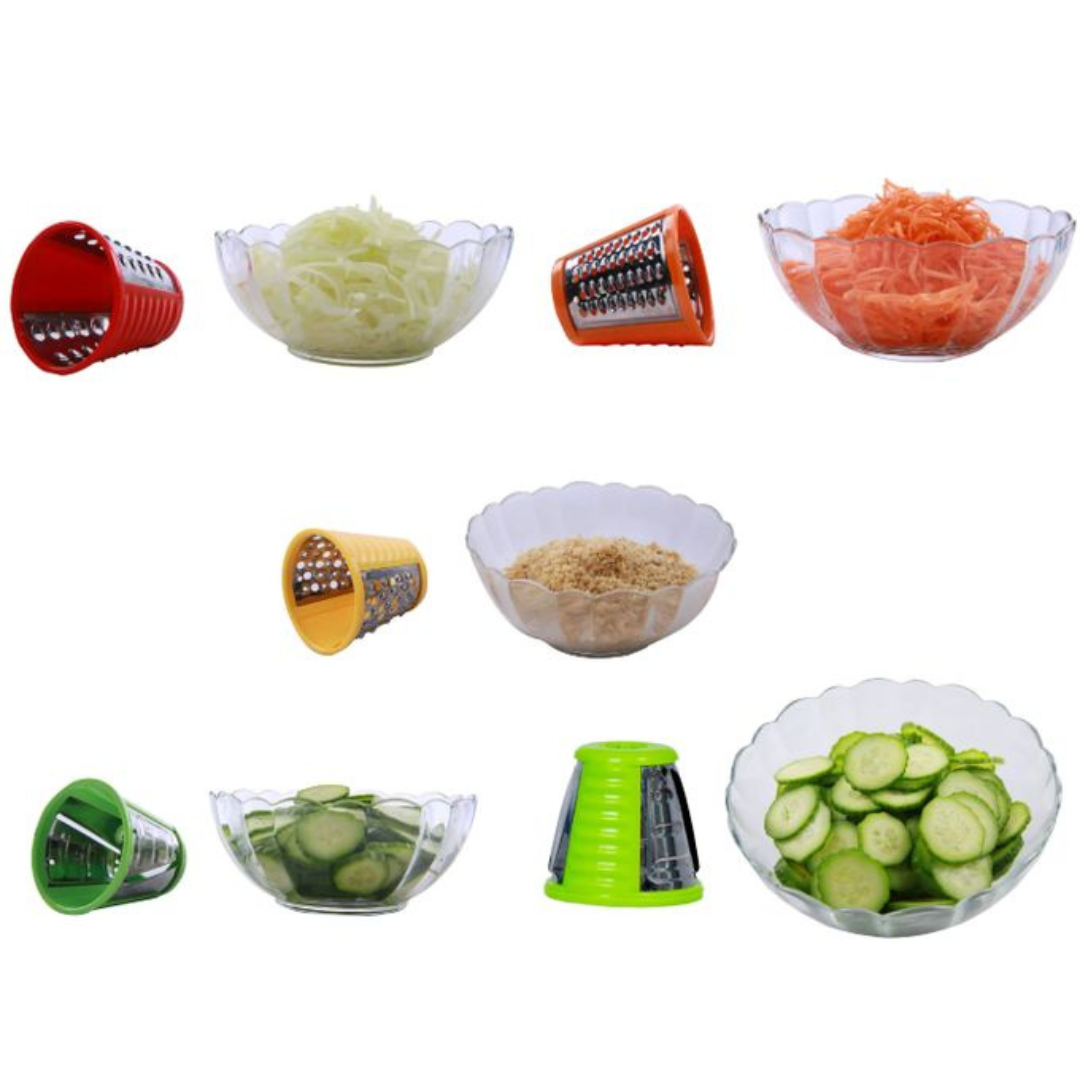 Coupe-légumes électrique puissant, grande capacité, avec composants amovibles pour un nettoyage simplifié. thumbnail 4
