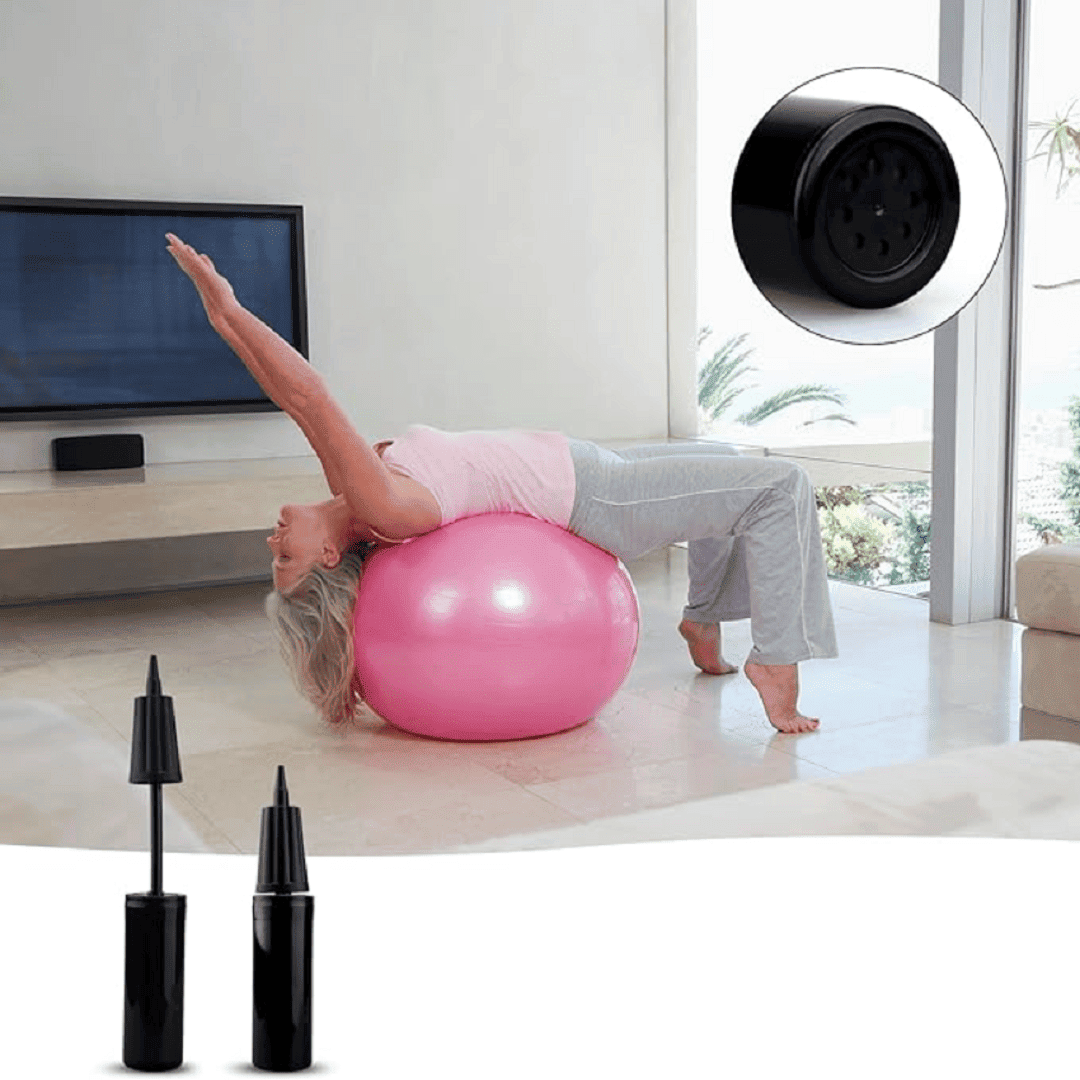 Pompe à Main pour Gonfler Balle de Gym et Jouets en caoutchouc