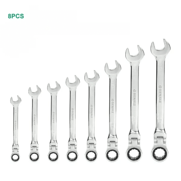 Ensemble de 8 Clés Mixtes de 8 mm à 19 mm Outils de Haute Qualité