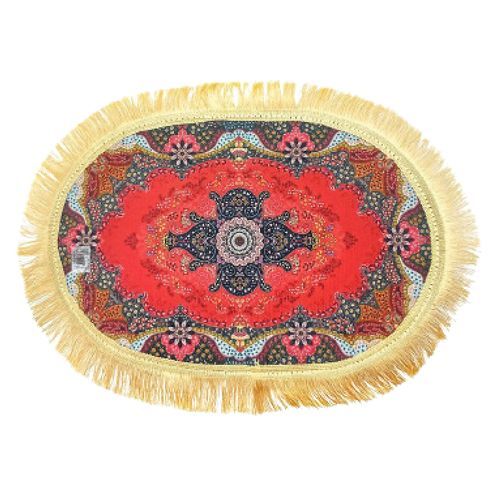 Tapis antidérapant de forme ovale pour la maison