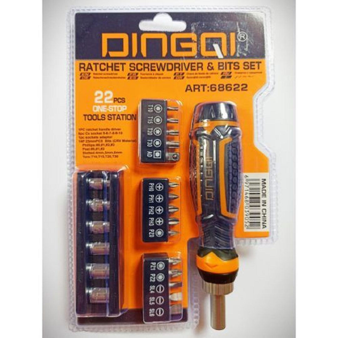 Set 22pcs de Tournevis polyvalent, tournevis avec une poignée confortable