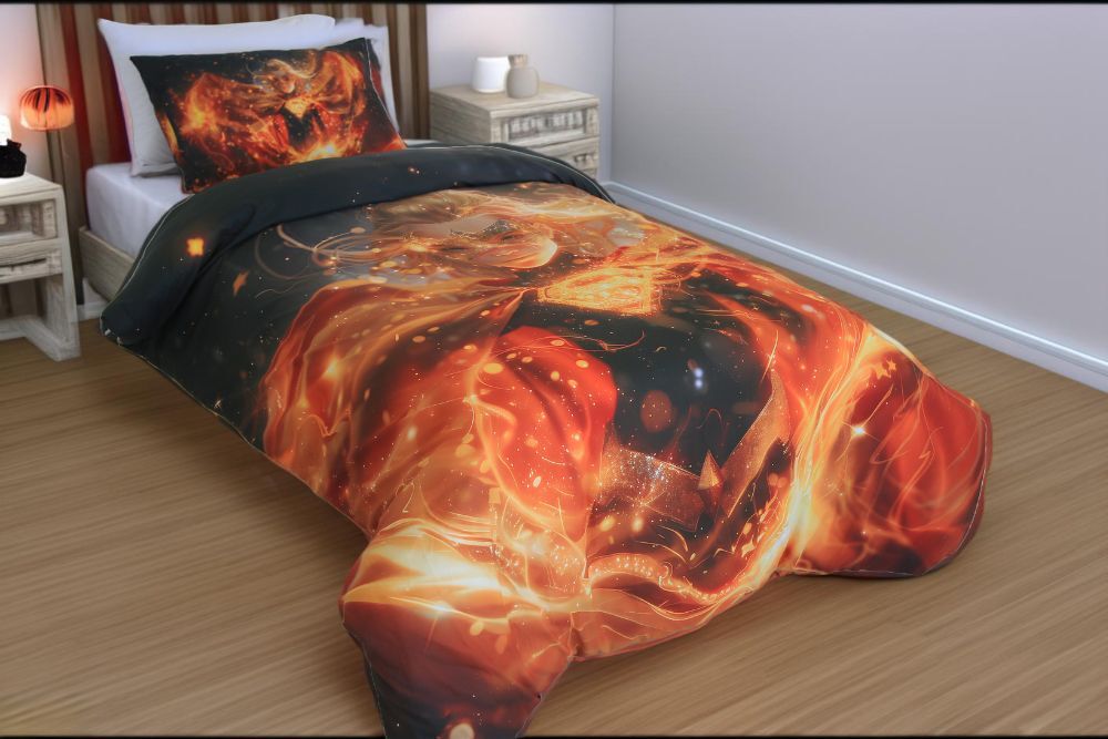 Housse de couette Gardienne de la Galaxie 1 Place - (160x220 cm) + 1 Taies d’Oreiller