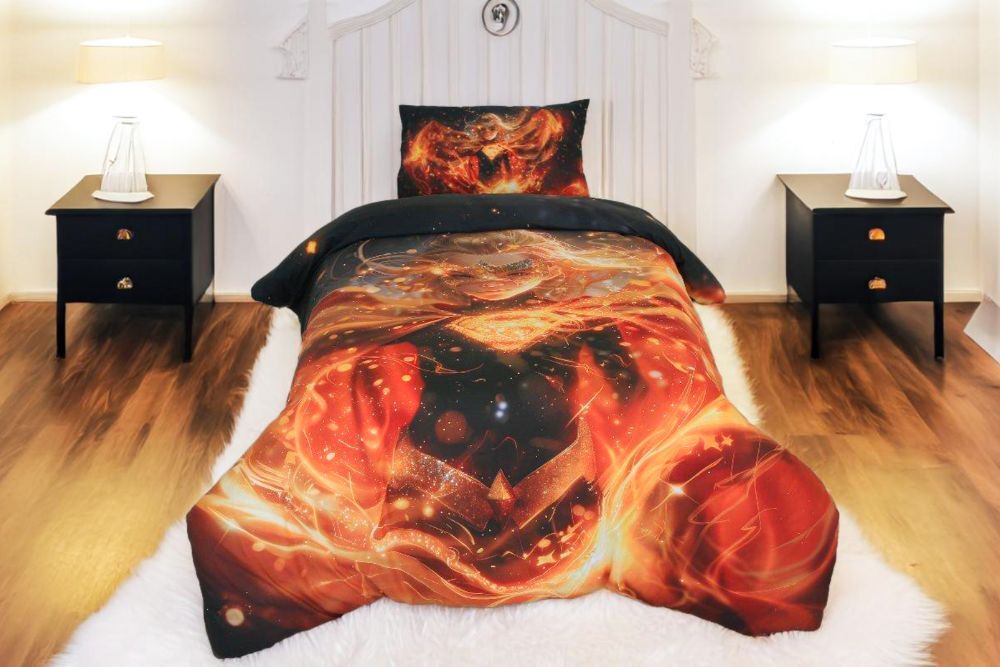 Housse de couette Gardienne de la Galaxie 1 Place - (160x220 cm) + 1 Taies d’Oreiller