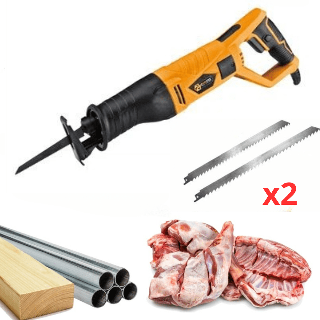 Scie Électrique Double Lame Multi-Usages pour Viande, Bois, Métal 750W thumbnail 1