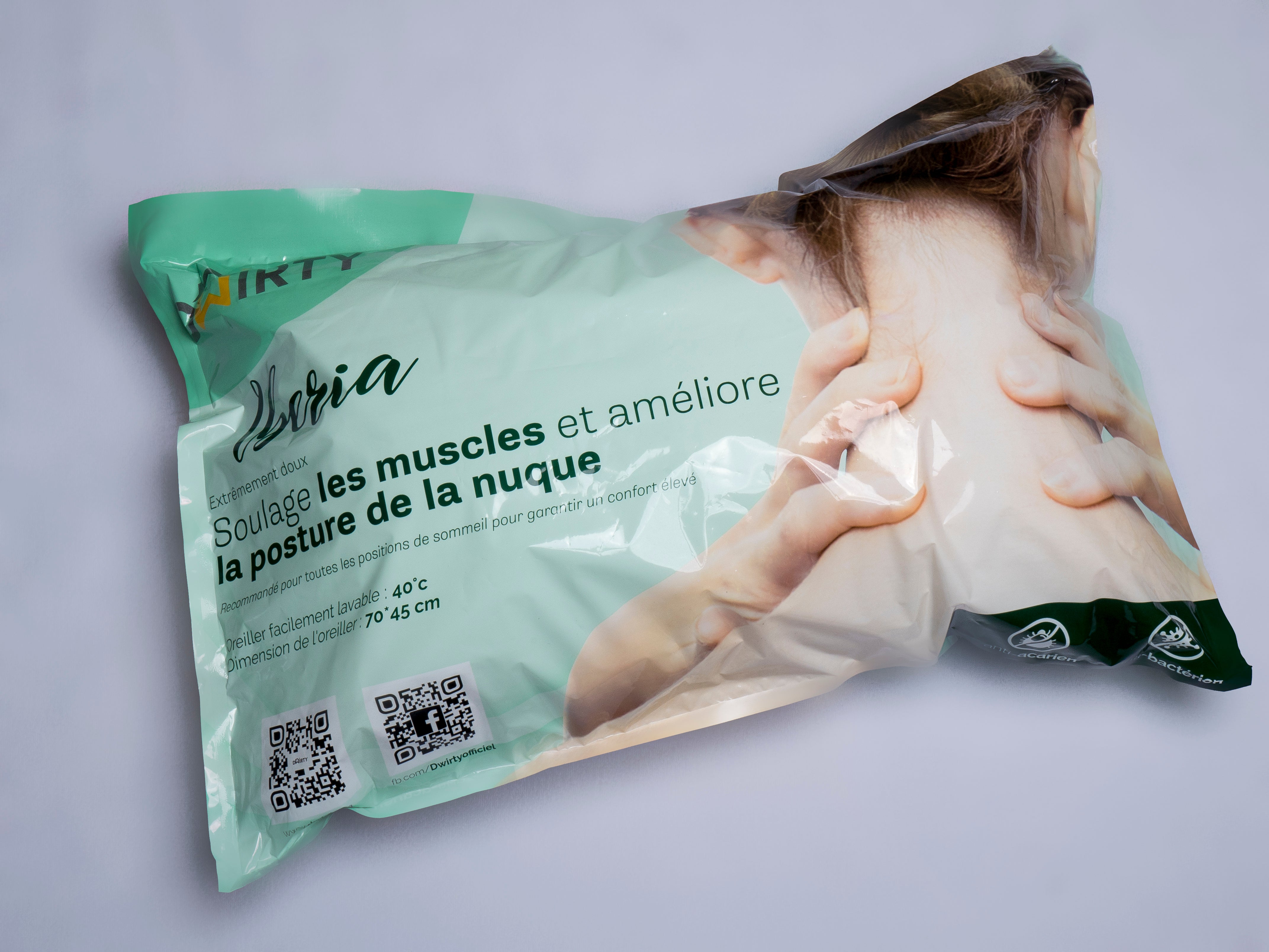 Oreiller Médical Ultra Doux IBERIA - Antiallergique & Doux