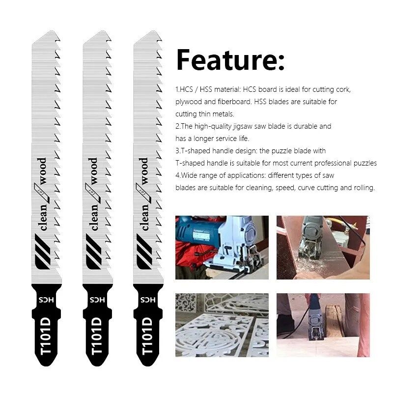 Pack de 5 Lames de Scie Sauteuse Haute Performance thumbnail 3