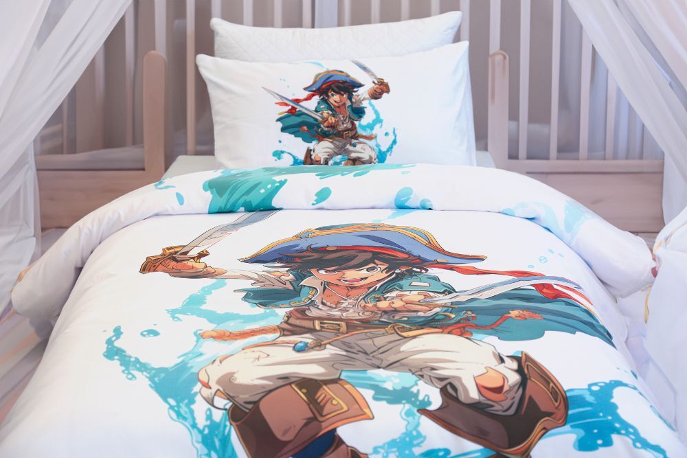 Housse de Couette Garçon Explorateur des Mers - Collection Galaxie des Héros - 160x220 cm  thumbnail 2