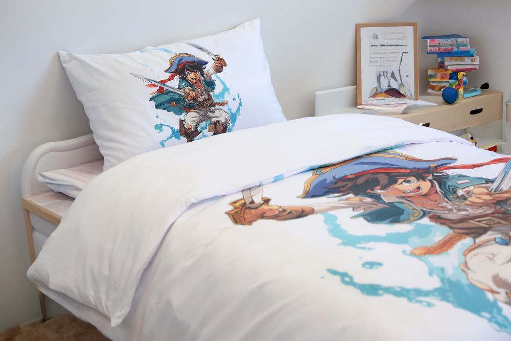 Housse de Couette Garçon Explorateur des Mers - Collection Galaxie des Héros - 160x220 cm  thumbnail 3