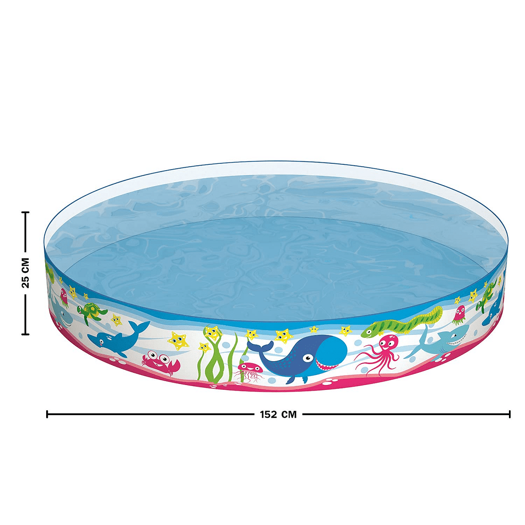 Piscine ronde sans gonflage amusante pour enfants