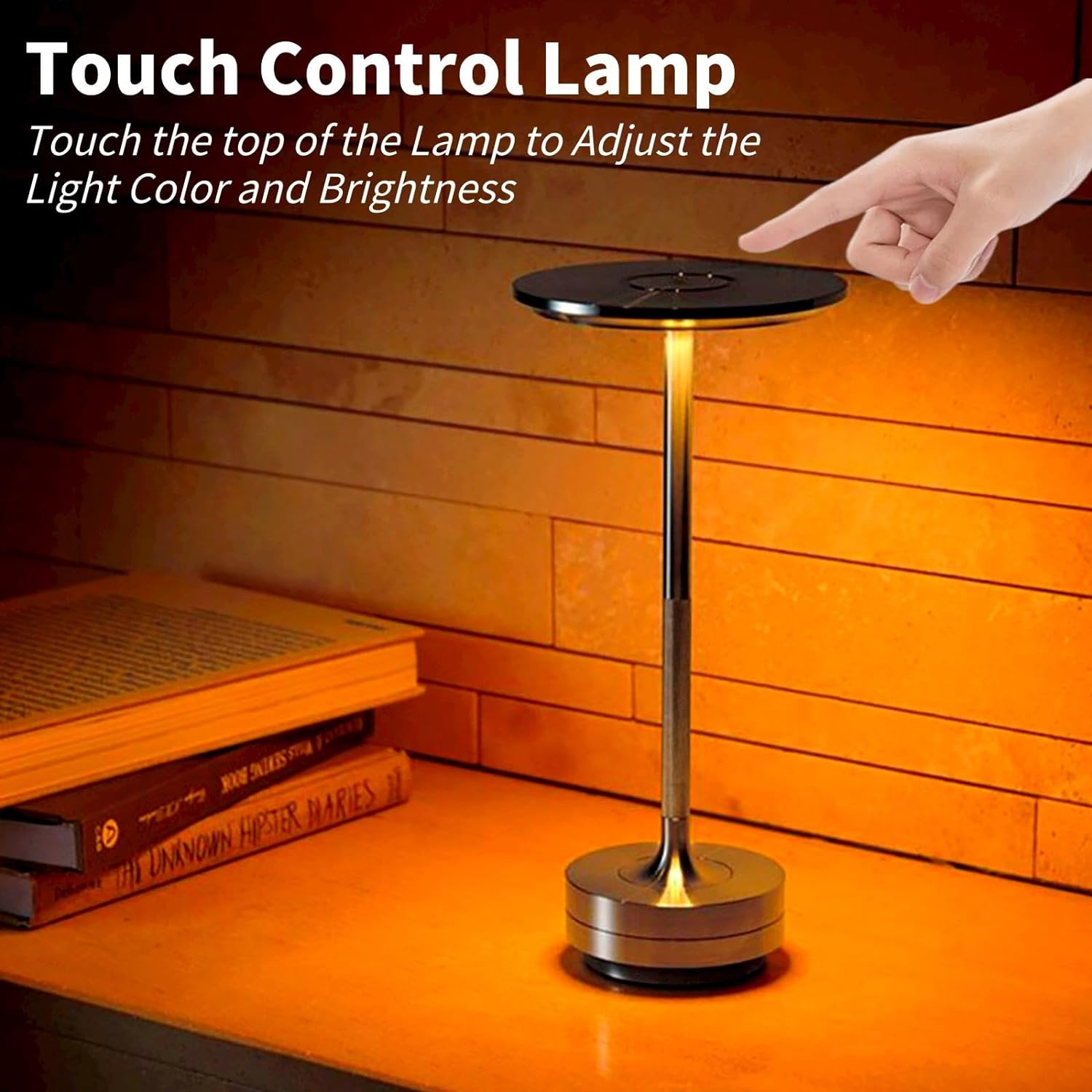 Lampe De Table Led Tactile Rechargeable – Chambre, Bureau, Salon, Lecture thumbnail 4