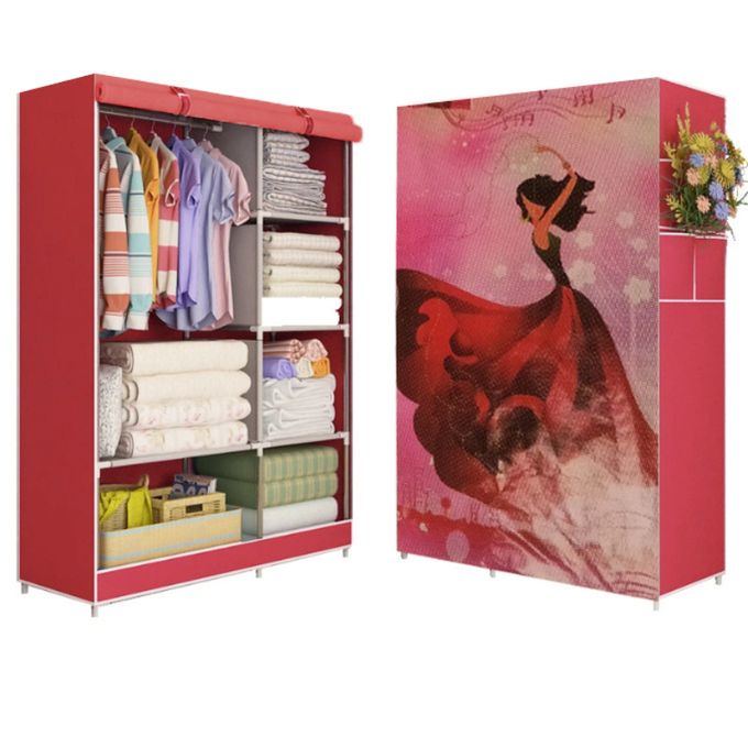 Armoire en tissu pliant, une solution stylée pour votre rangement thumbnail 2