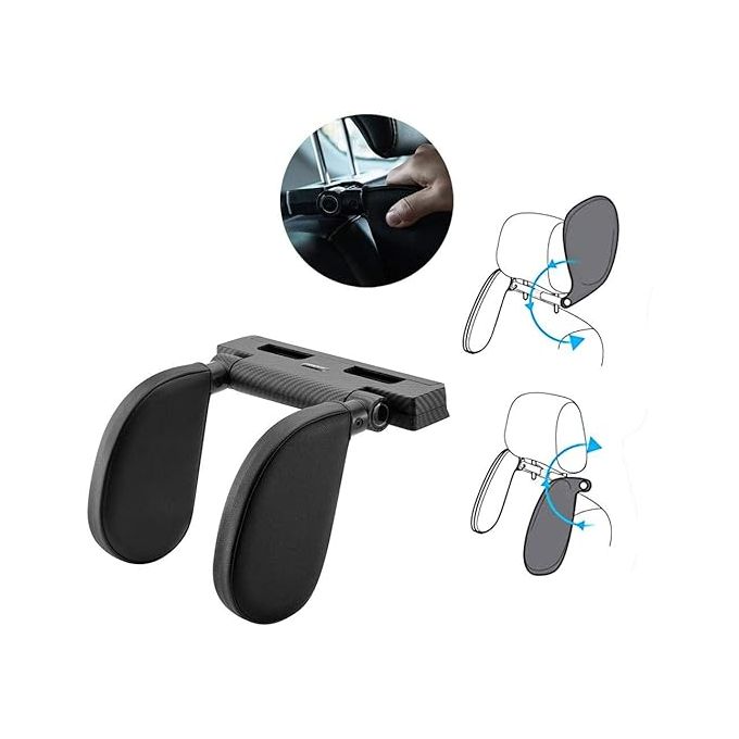 Confort sur la route Appui tête de voiture ergonomique pour un soutien optimal du cou (colleur aléatoire)