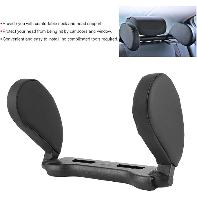 Confort sur la route Appui tête de voiture ergonomique pour un soutien optimal du cou (colleur aléatoire) thumbnail 2