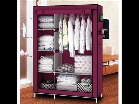 Maximisez l’espace avec notre Armoire Penderie en tissu Grande taille (colleur aléaoitre)