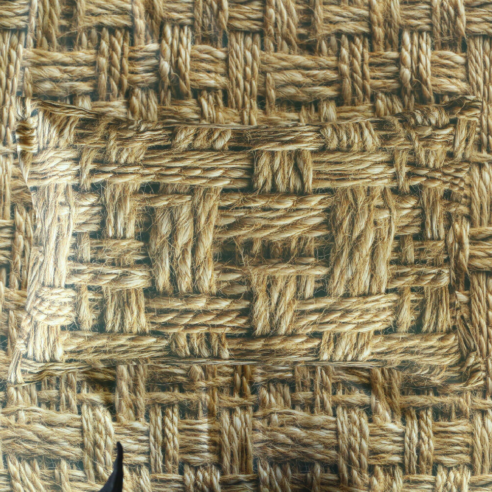 Housse de Couette Raphia Vintage -  L’élégance Tissée par la Nature thumbnail 4