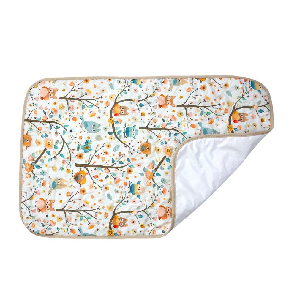 Tapis à Langer Bébé Imperméable Bosquet Enchanté 50x80 cm