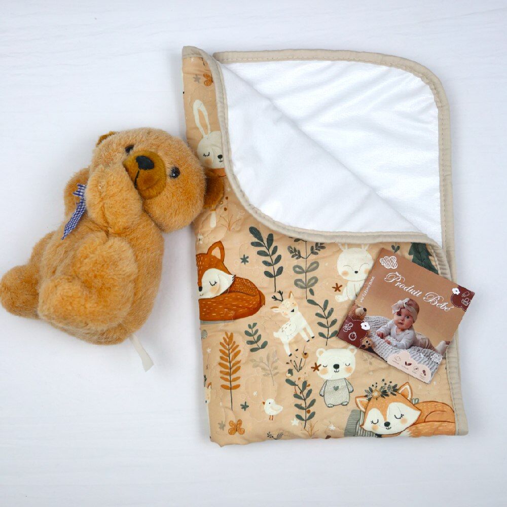 Tapis à Langer Bébé Imperméable Sommeil Renardé 50x80 cm