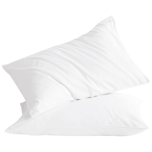 2 Taies d'oreiller Uni Blanche 50 x70 cm // Doux & Antiallérgique thumbnail 3