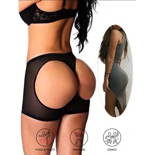 1 piece Short de Maintien Sexy et Respirant en Maille Rehaussant les Fesses