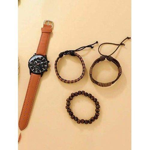 1 Piece Montre Homme Bracelet et 3 Pieces Set thumbnail 2
